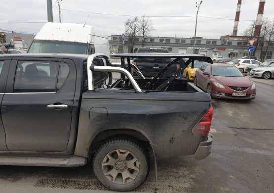 Подъемная крышка TopUp с дугами Toyota Hilux VIII Revo  (2015+)